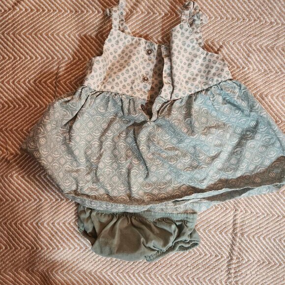 3m 100% cotton sage and cream dress snaps. - Picture 6 of 11